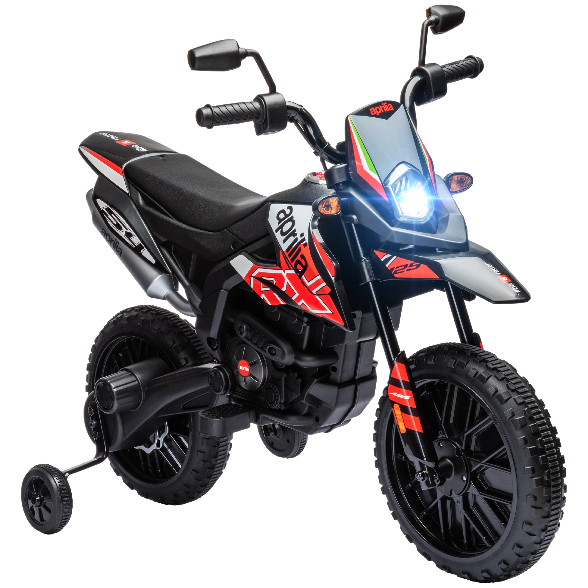 Aprilia licencēts bērnu elektromotocikls ar 2