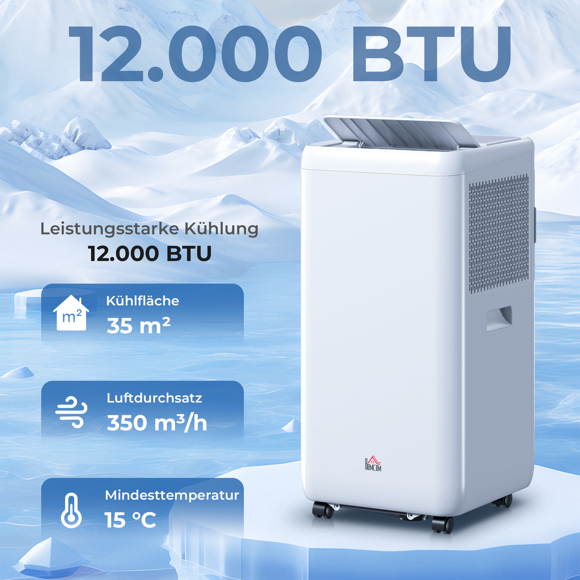 Mobilus oro kondicionierius 12 000 BTU