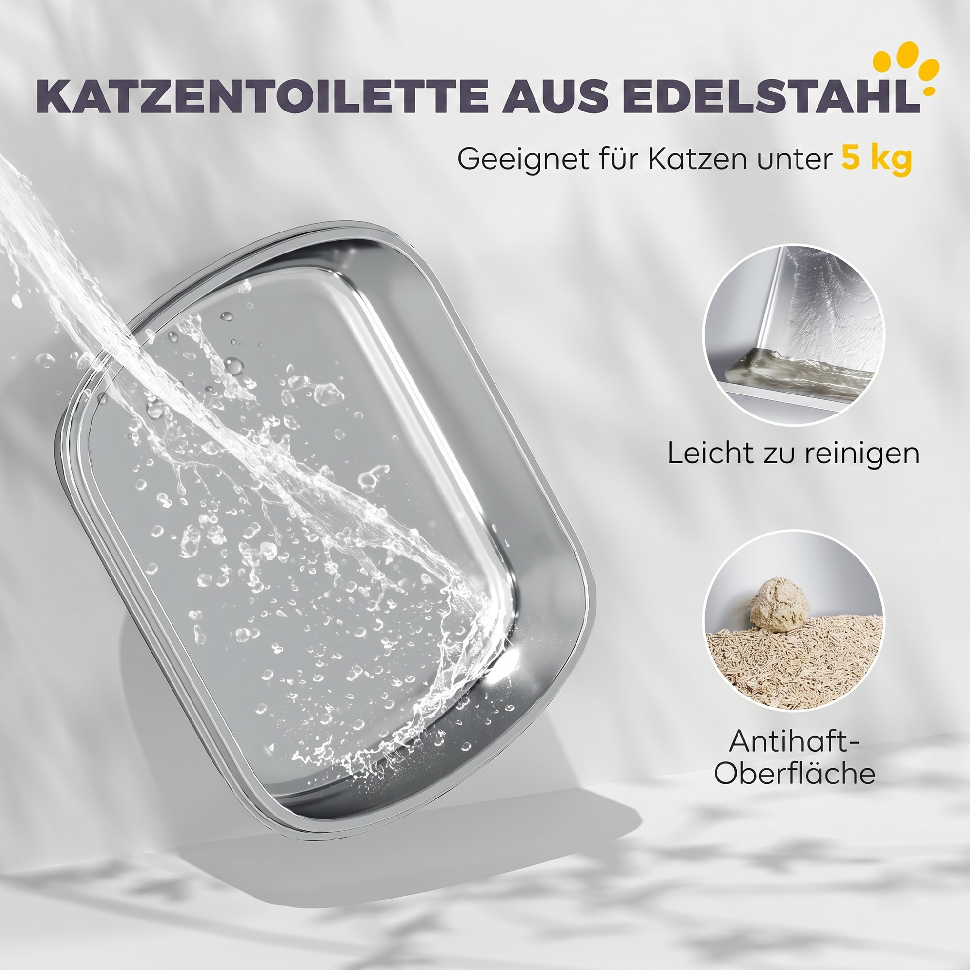 Katinų tualetas tamsiai pilkas-juodas 3