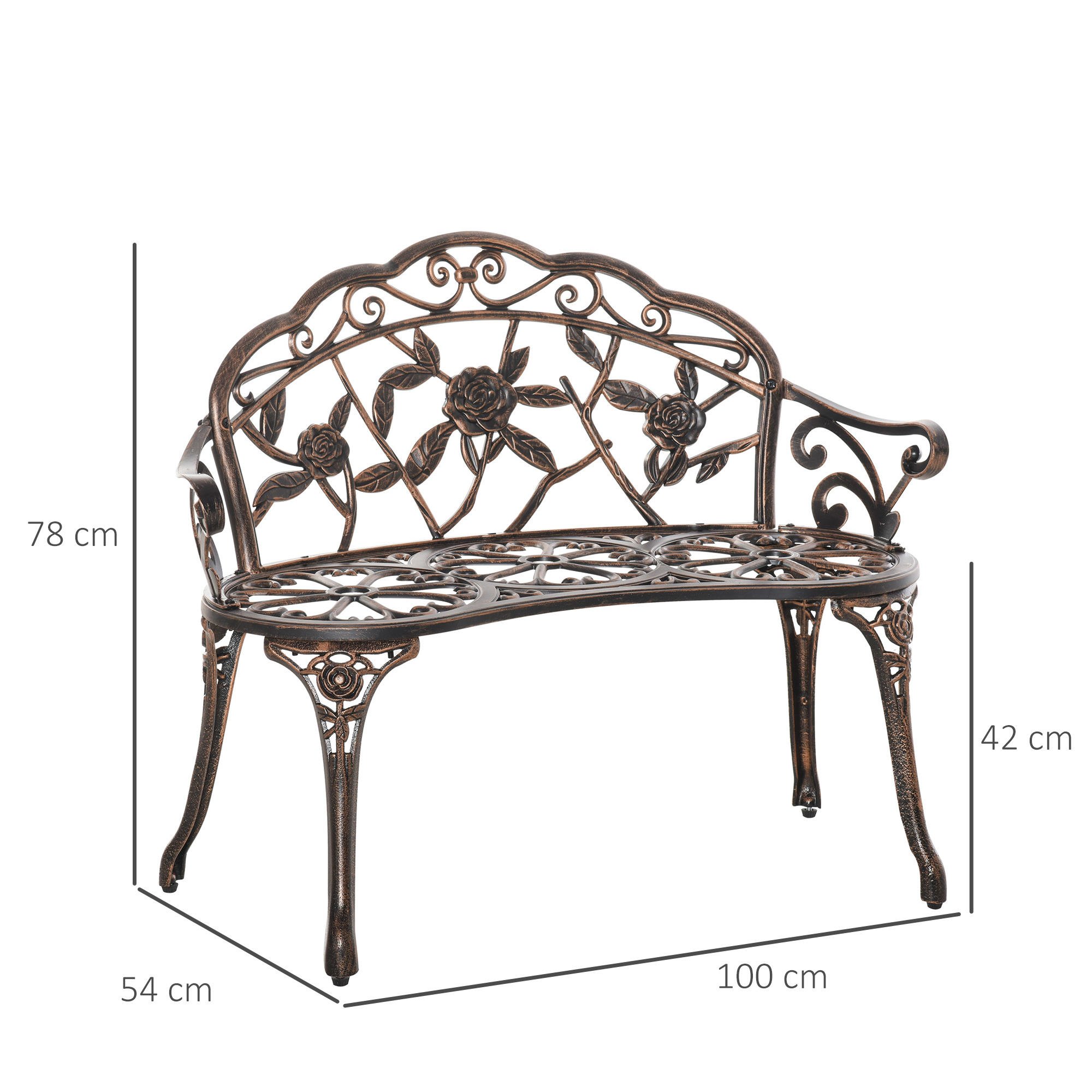 Sodo suolas 100 x 54 x 78 cm 2
