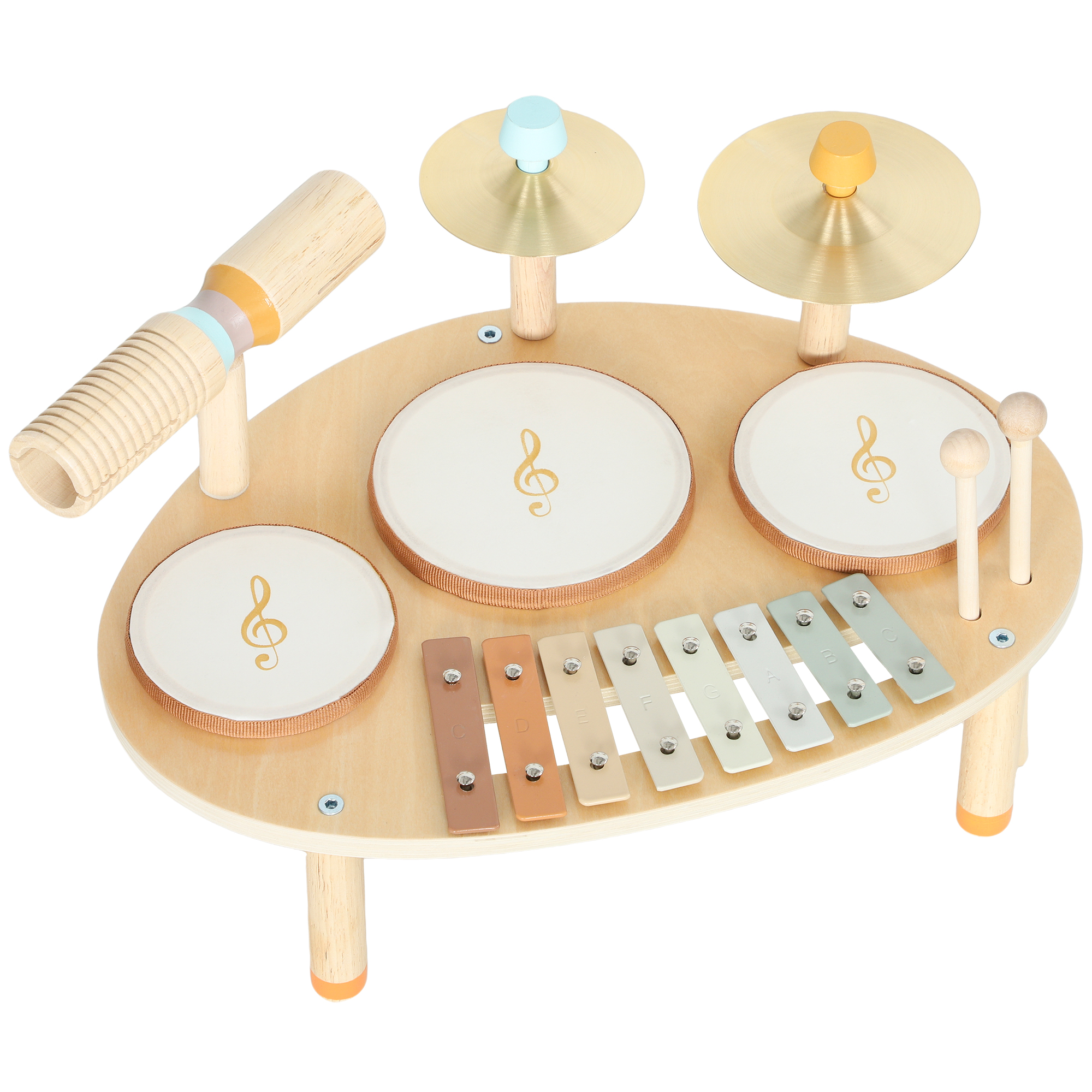 Sitamo instrumentu komplekts dabīgā koka