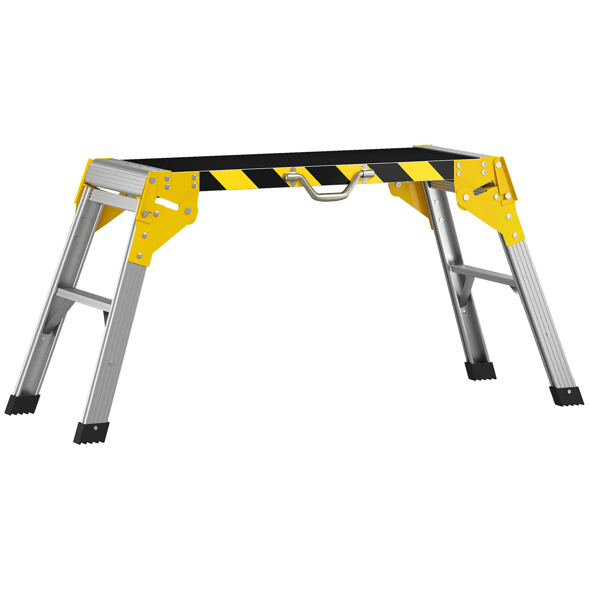 Darbinė platforma sulankstoma, iki 150 kg, juoda, 110 × 32 × 50 cm