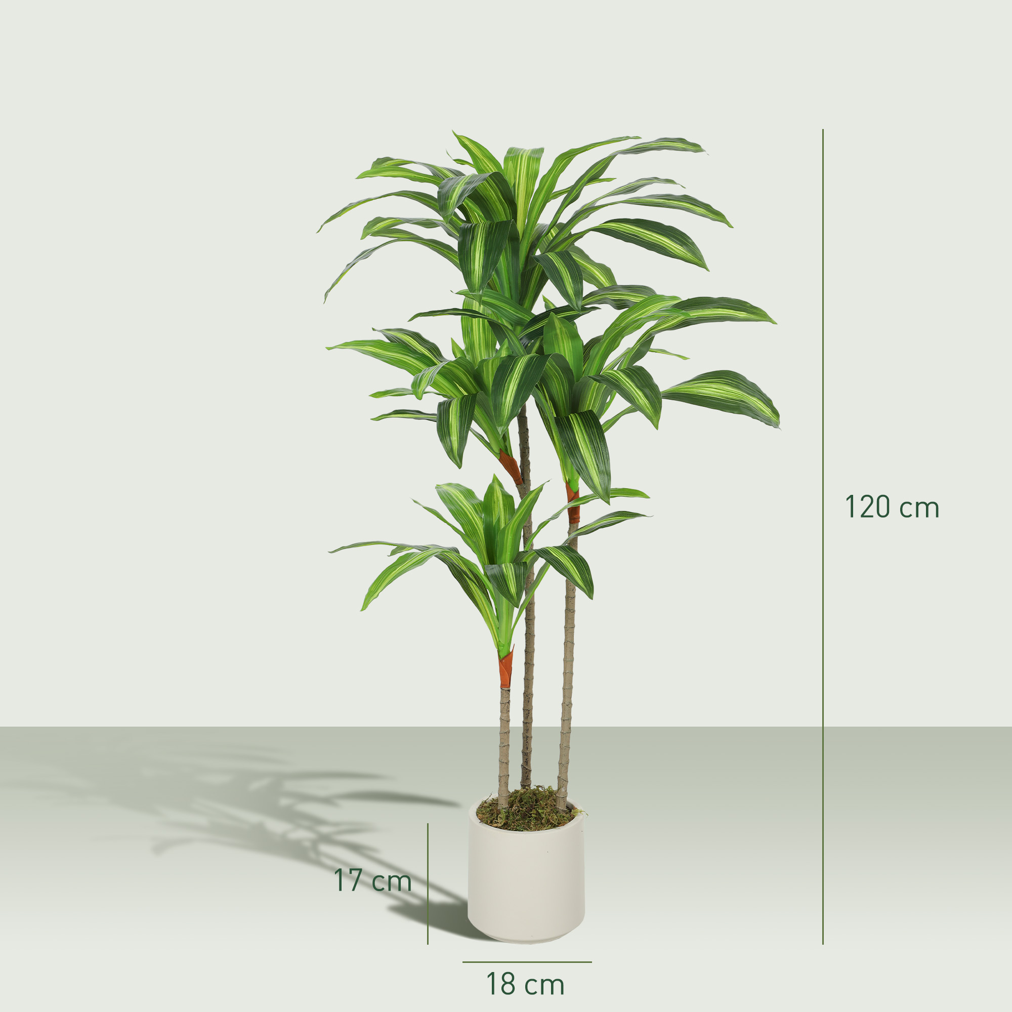 Dirbtinis dracena medis 120 cm 2