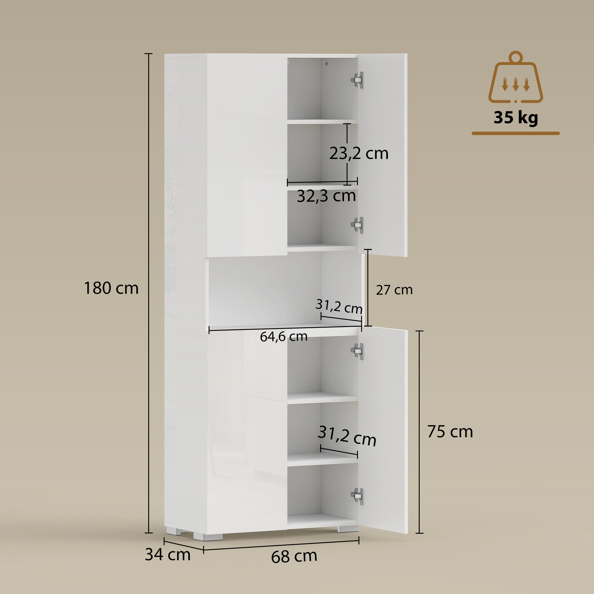 Virtuvės spintelė 180 cm 2
