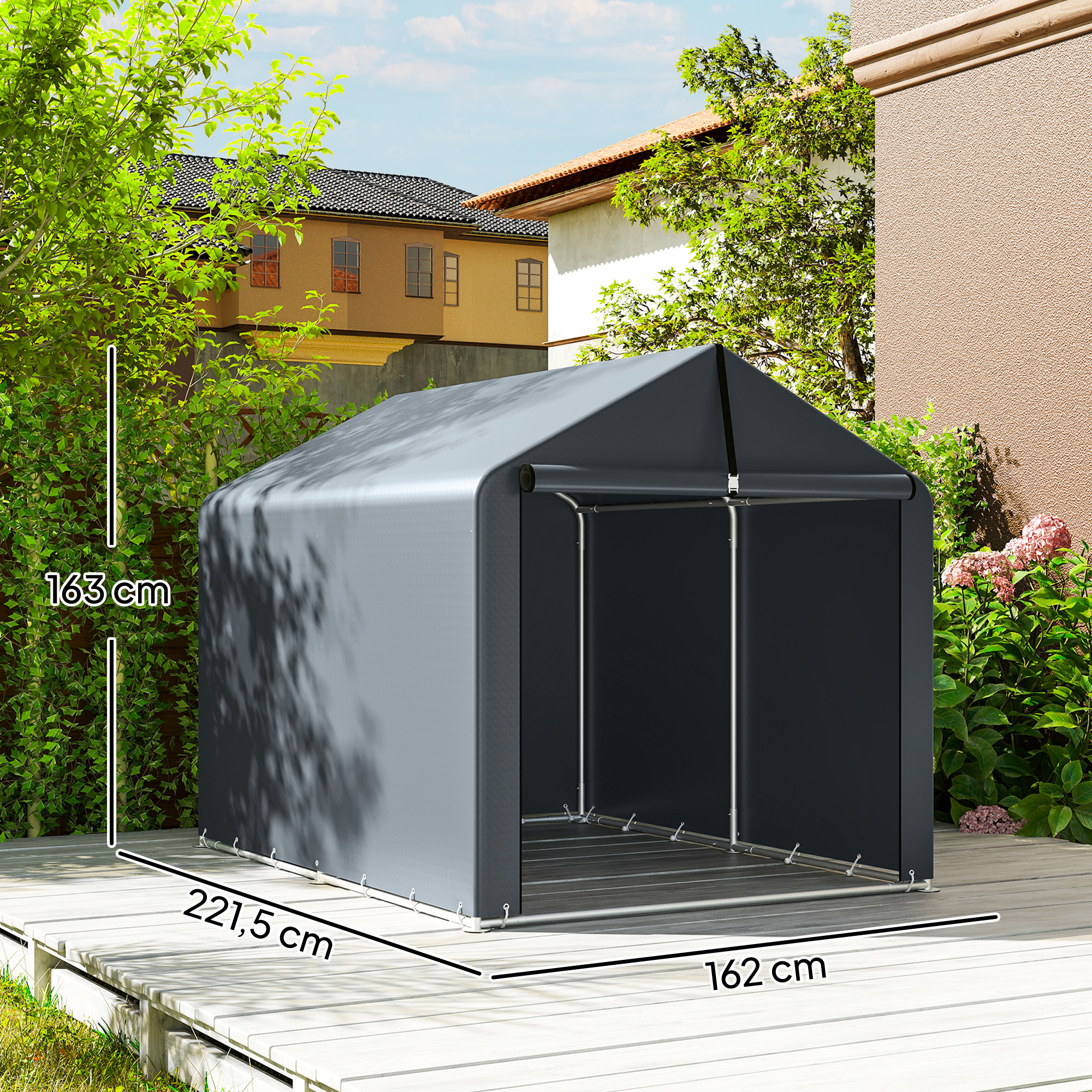 Sandėliavimo palapinė 2,2 x 1,6 m 2