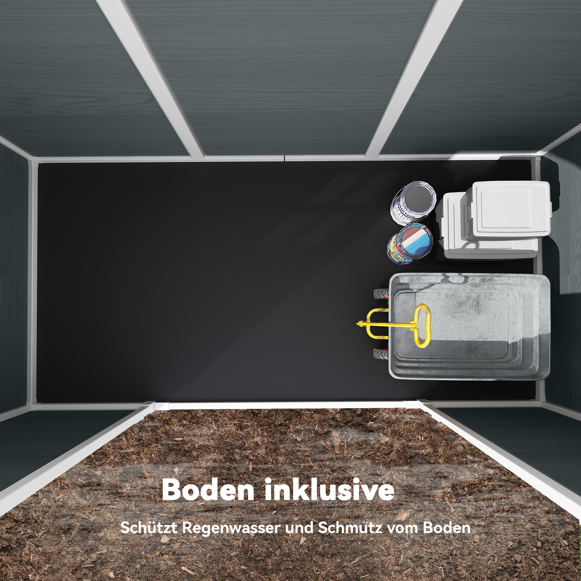 Sodo sandėliukas 2,77 m² 3