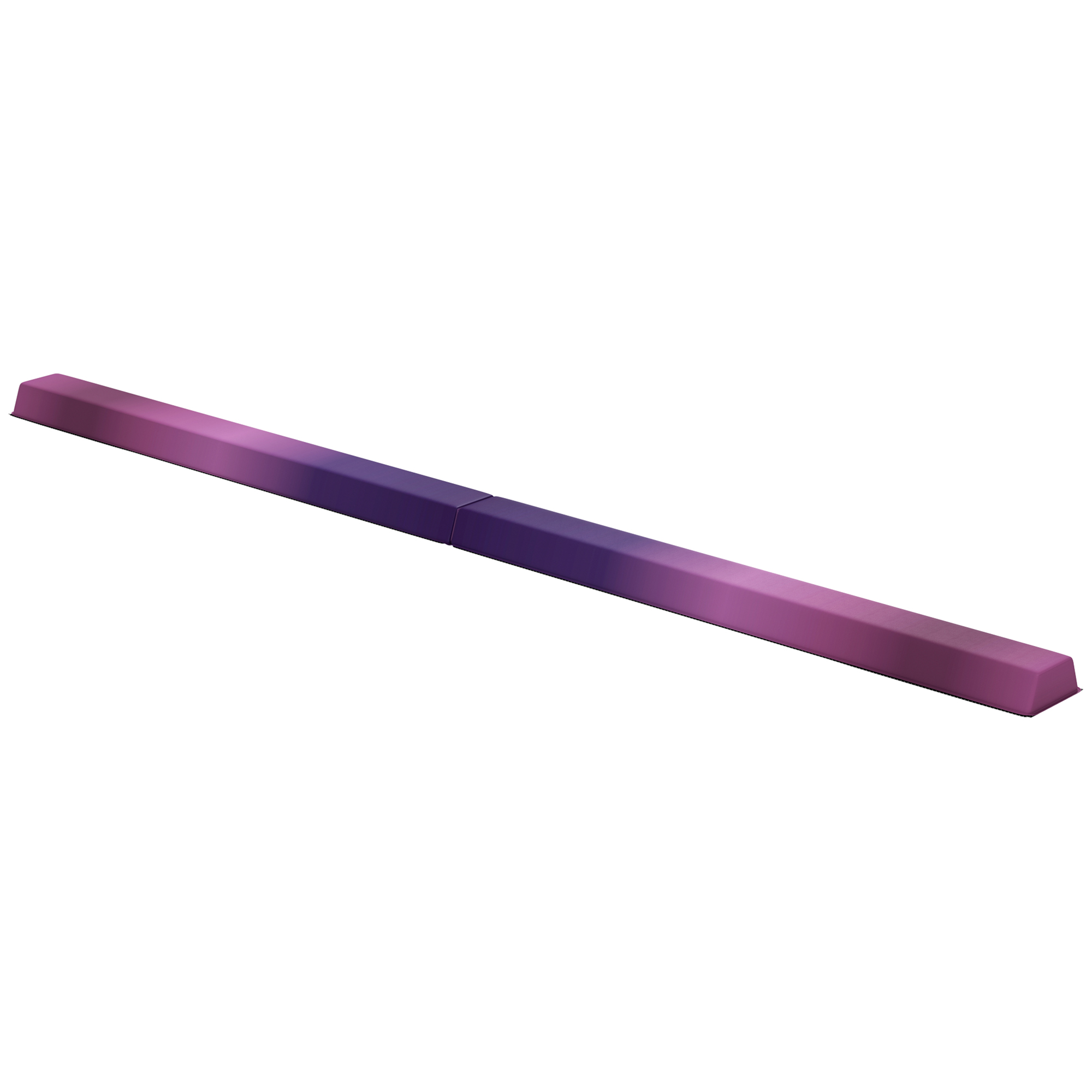 Gimnastikos buomas, sulankstomas, neslystančiu pagrindu, violetinis ir rožinis, 236 × 10/15 × 6,5 cm
