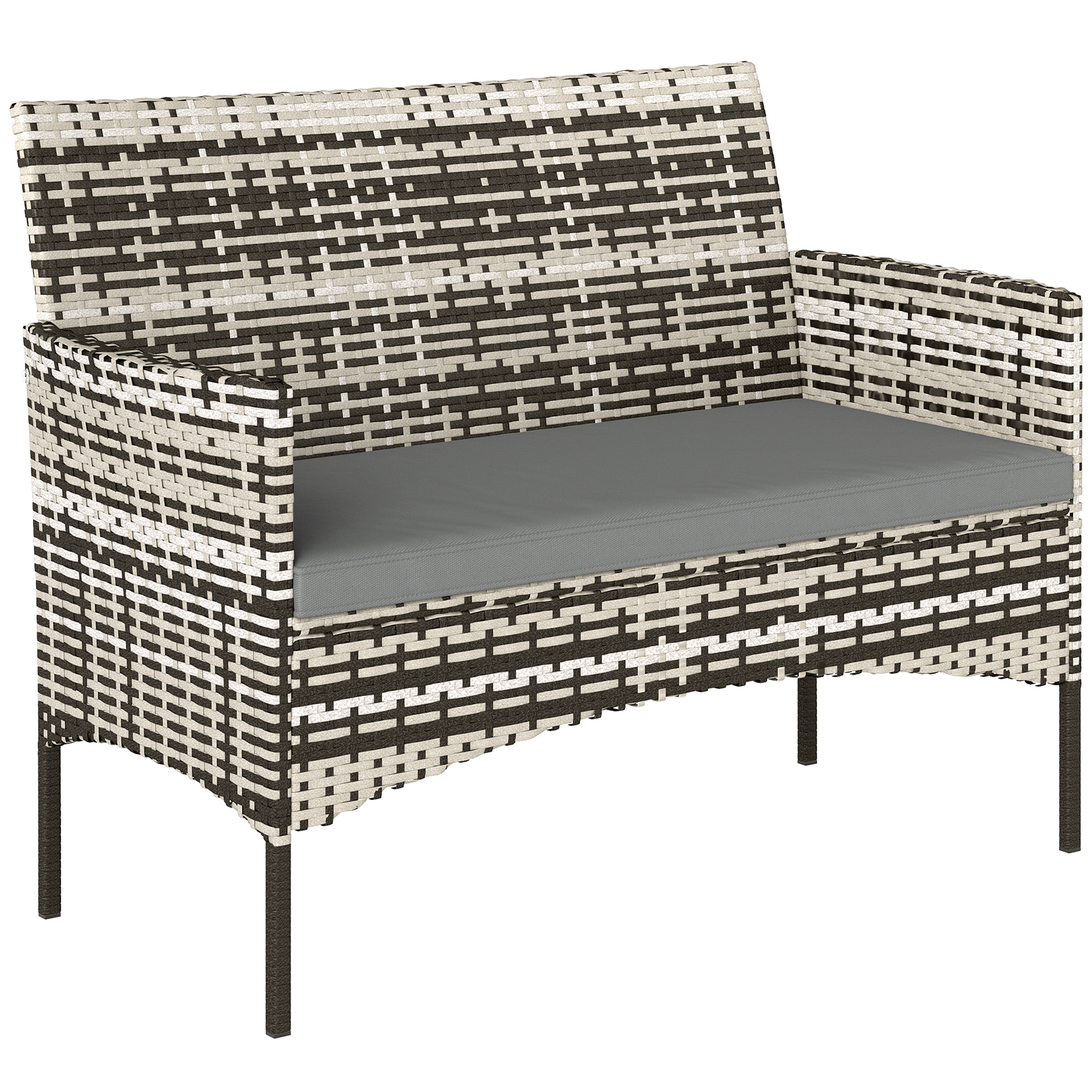 Rataninė sofa 2 vietų