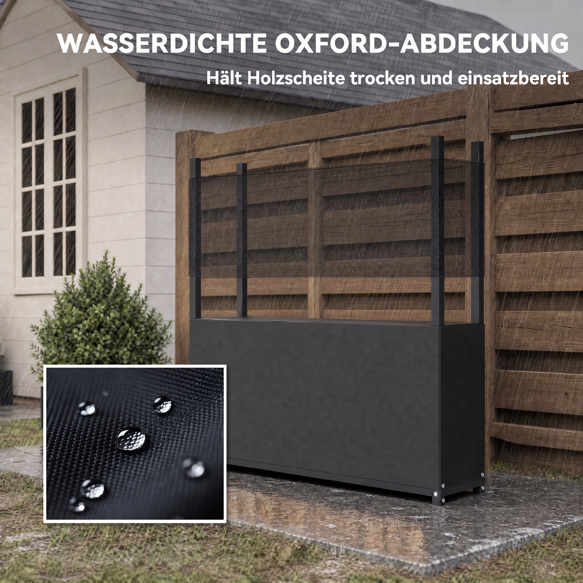 Malku statīvs ar 600D Oxford pārvalku, līdz 250 kg, melns, 106 x 25 x 113 cm 3