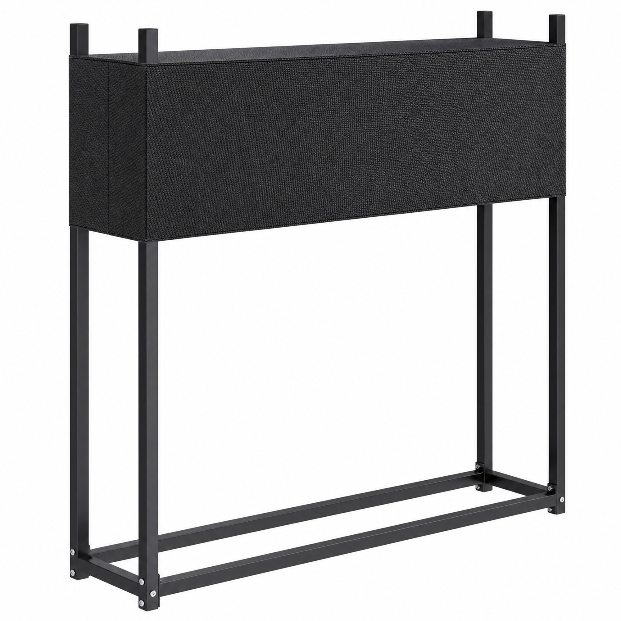 Malku statīvs ar 600D Oxford pārvalku, līdz 250 kg, melns, 106 x 25 x 113 cm