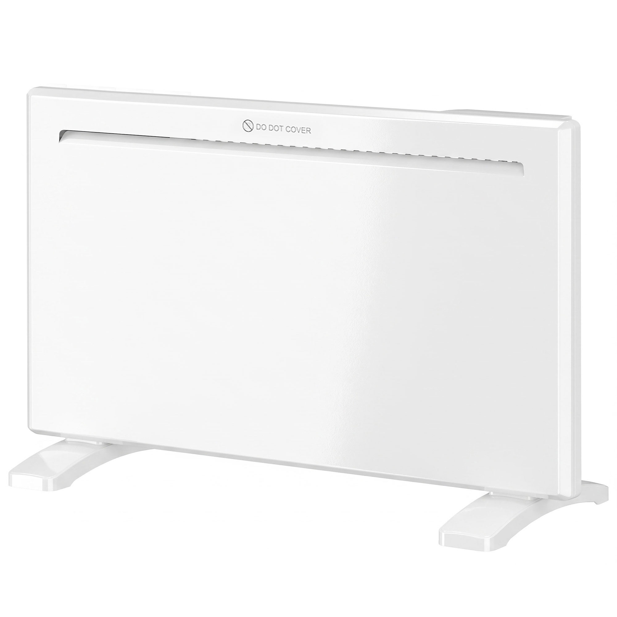 Elektrinis panelinis šildytuvas su „Wi‑Fi“, 1500 W, baltas, 70 × 21,5 × 43,5 cm