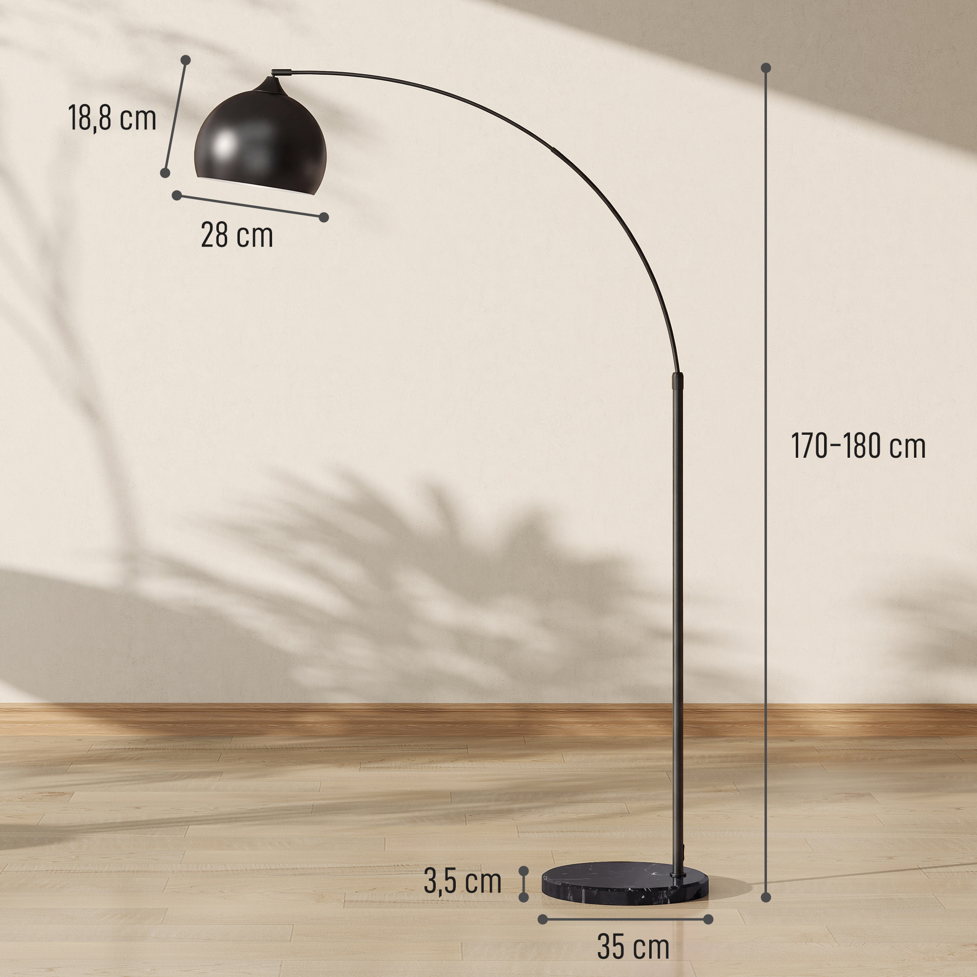 Toršers, ar regulējamu augstumu, ar pēdas slēdzi, melns, 100–115 x 35 x 170–180 cm 2