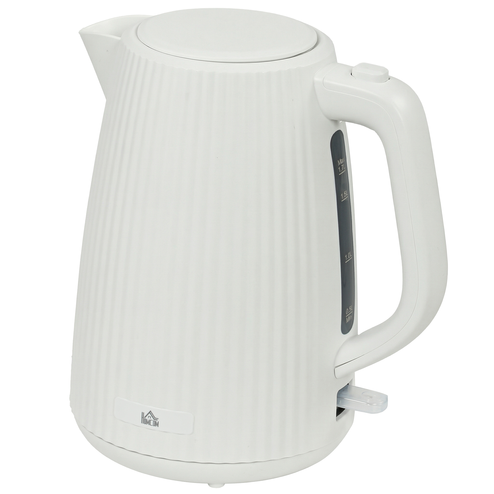 Elektrinis virdulys 1,7 l, 2200 W, kreminės baltos spalvos, 21,4 × 15,6 × 23,3 cm