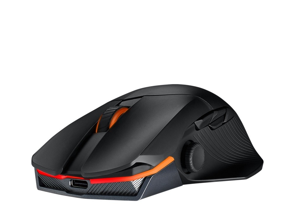Belaidė pelė asus rog chakram x origin