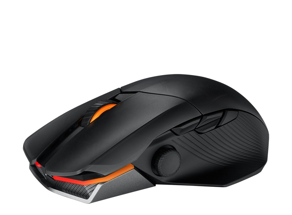 Belaidė pelė asus rog chakram x origin