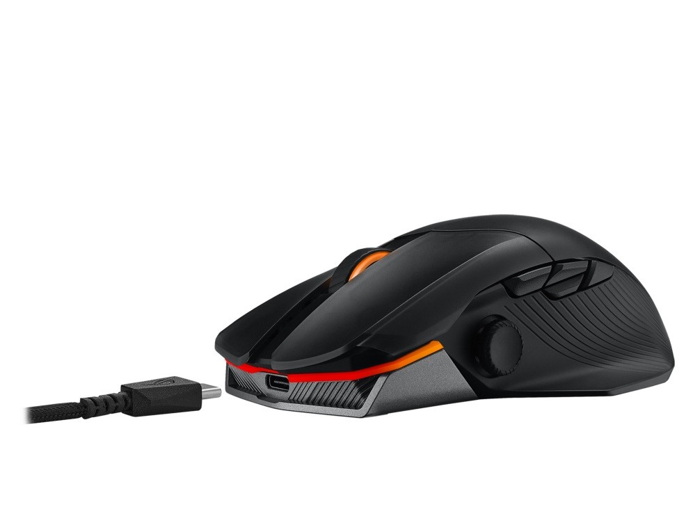 Belaidė pelė asus rog chakram x origin