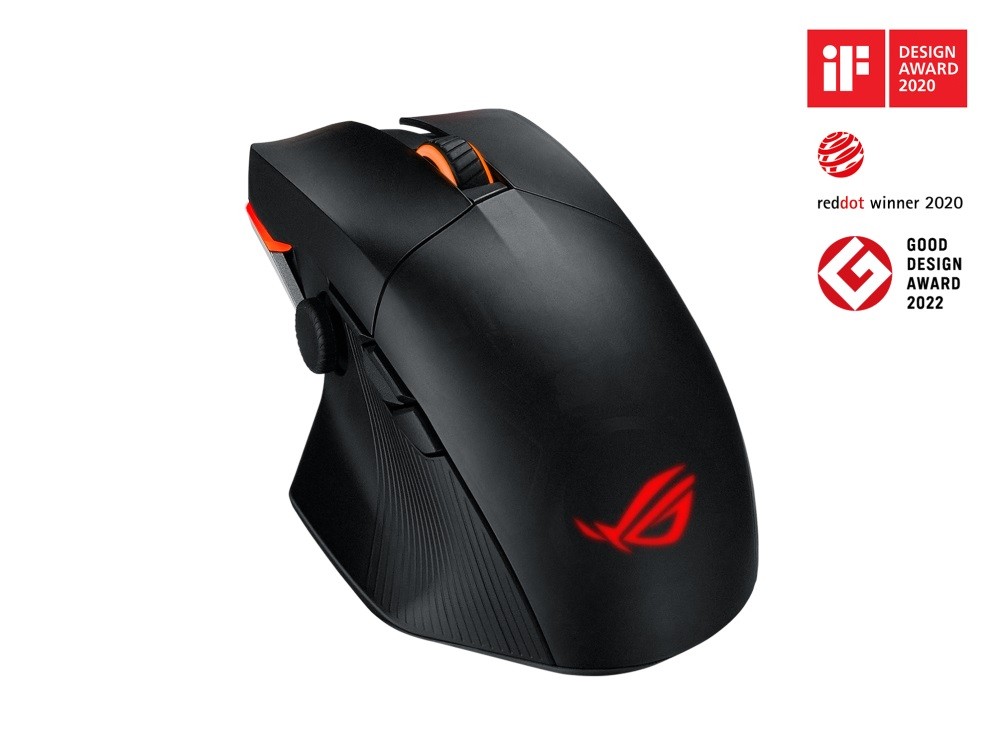 Belaidė pelė asus rog chakram x origin