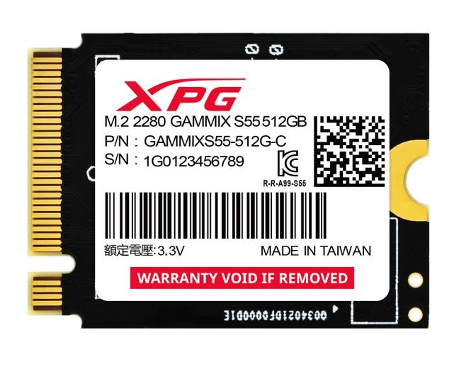 Ssd vidinis kietasis diskas adata xpg gammix s55 (sgammixs55-512g-c)