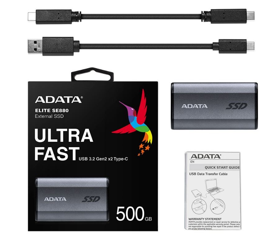 Išorinis kietasis diskas adata se880