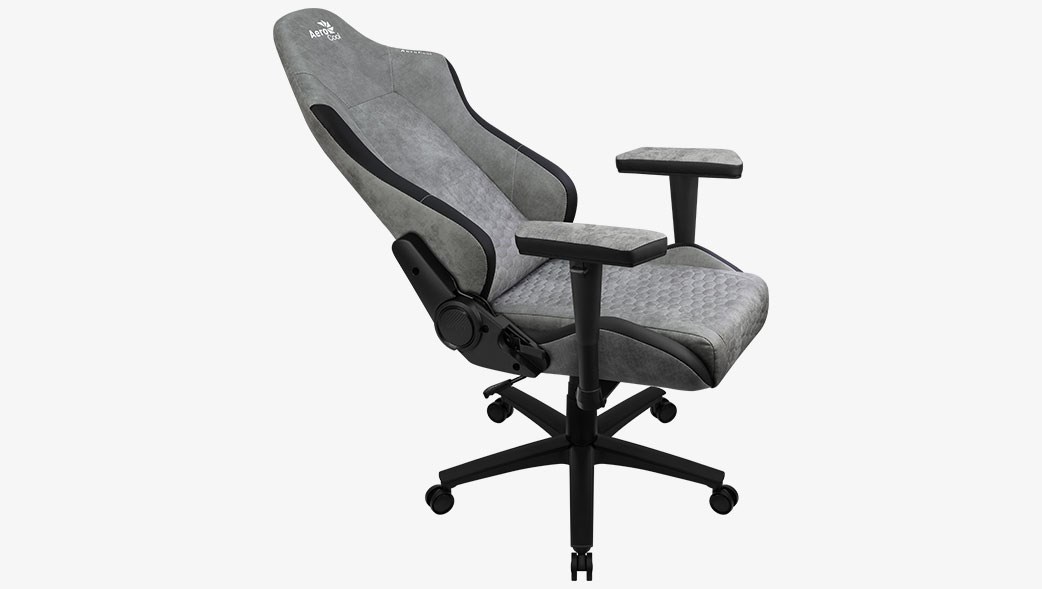 Kompiuterinių žaidimų kėdė Crown AeroSuede, pilka