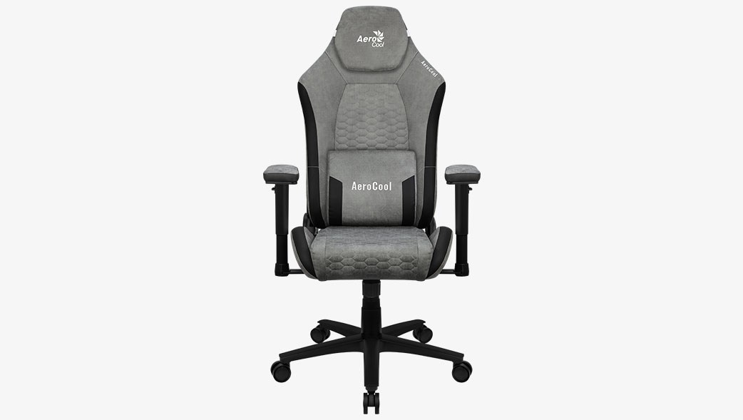 Kompiuterinių žaidimų kėdė Crown AeroSuede, pilka