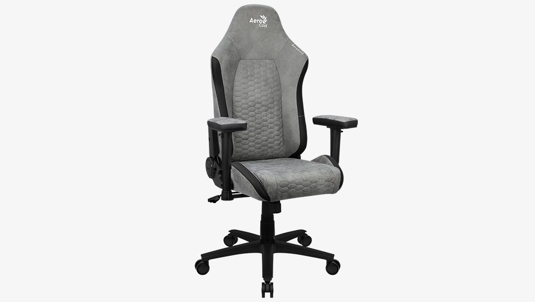 Kompiuterinių žaidimų kėdė Crown AeroSuede, pilka