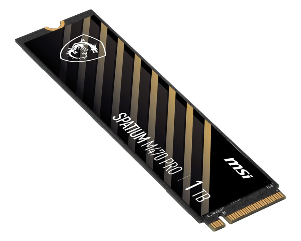 Ssd - msi - spatium m470 pro - 1 to - pcie 4.0 - m.2 - išskirtinis našumas