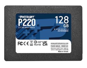 Ssd vidinis kietasis diskas patriot p220, 128gb (p220s128g25)