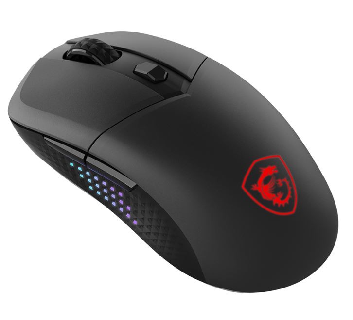 Souris gaming - msi - versa 300 elite wireless - 26000 dpi - 200 valandų žaidimo - mystic light rgb apšvietimas
