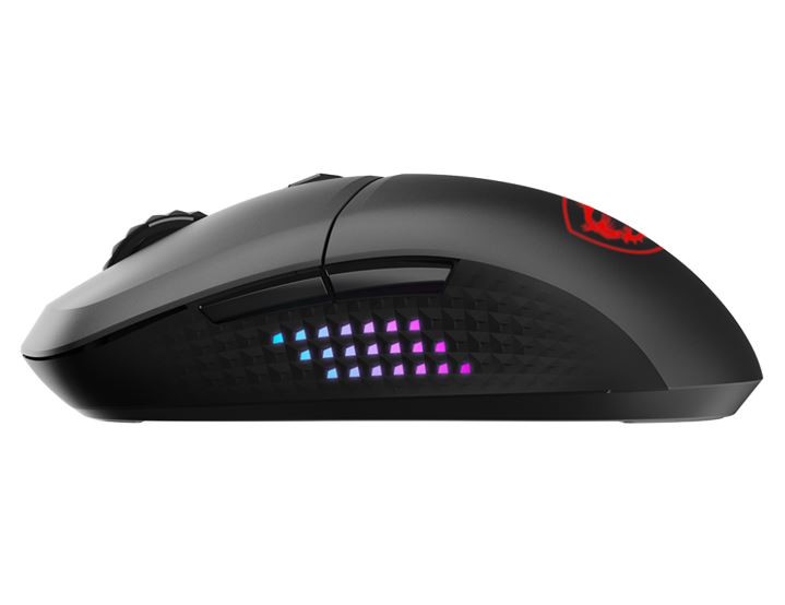 Souris gaming - msi - versa 300 elite wireless - 26000 dpi - 200 valandų žaidimo - mystic light rgb apšvietimas