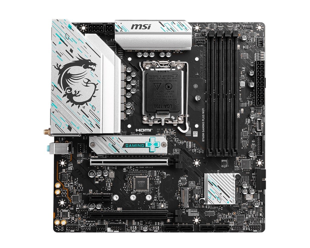Pagrindinė plokštė msi b760m gaming plus wifi