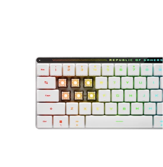 Asus rog falchion rx low profile 65% red switch (90mp03ec-bkua10)