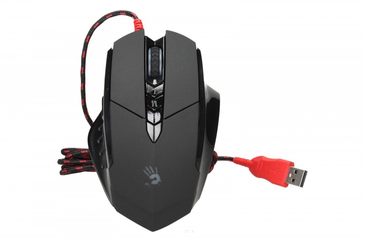 Laidinė pelė a4tech pelė bloody v7, 3200dpi, optinė, 7but., usb laidas, juoda, žaidimų, v-track, lagless shoting, core 2