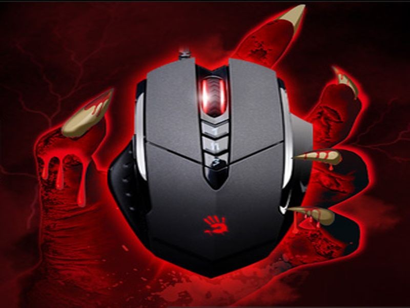 Laidinė pelė a4tech pelė bloody v7, 3200dpi, optinė, 7but., usb laidas, juoda, žaidimų, v-track, lagless shoting, core 2