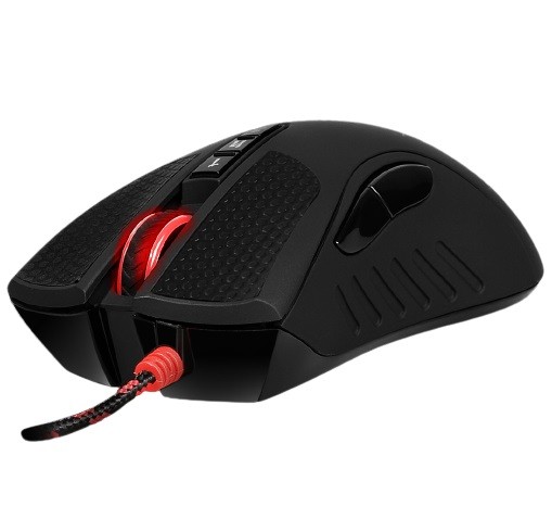 Laidinė pelė žaidimų pelė a4tech bloody a90a, 6200dpi, optinė, juoda