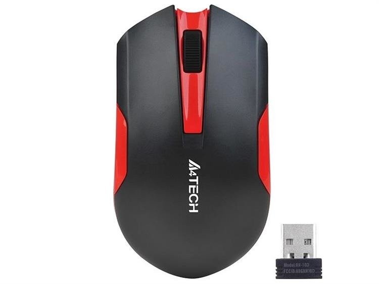 Optinė pelė a4tech a4tmys46038, raudona/juoda
