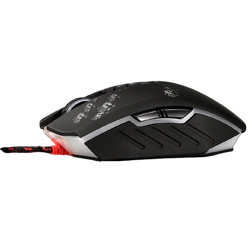 Laidinė pelė a4tech pelė bloody a60a, 6200dpi, optinė, 8b., laidinė usb, spalvota, žaidimų, rgb apšvietimas