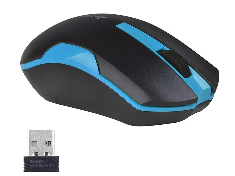 Belaidė pelė A4Tech A4TMYS46037, mėlyna/juoda