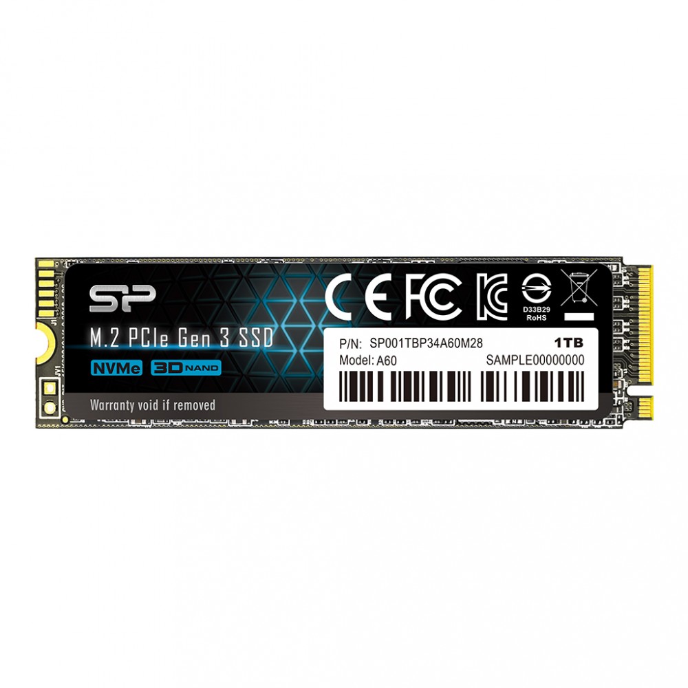Ssd vidinis kietasis diskas siliconpow sp256gbp34a60m28