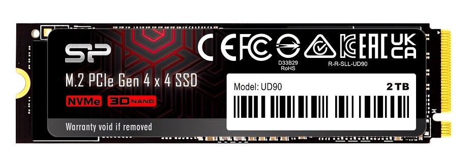 Ssd vidinis kietasis diskas silicon power ud90, 2tb (sp02kgbp44ud9005)
