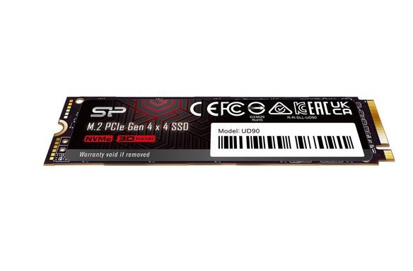 Ssd vidinis kietasis diskas silicon power ud90, 500gb m.2 pcie nvme gen4x4 nvme 1.4 4800/3700 mb/s