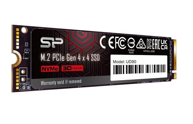 Ssd vidinis kietasis diskas silicon power ud90, 500gb m.2 pcie nvme gen4x4 nvme 1.4 4800/3700 mb/s
