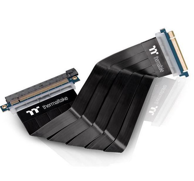 Thermaltake extension riser tt premium pci-e 3.0 x16, 300 mm (ac-045-cn1otn-c1)