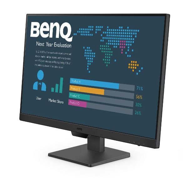 Monitorius 27 colių full hd 1080p led ekranas, ips, 100 hz, 5 ms, 2xhdmi, displayport, garsiakalbiai., 27