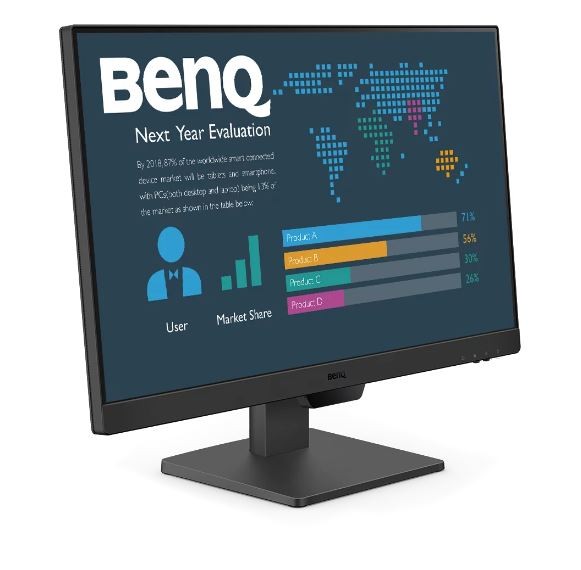 Monitorius – benq – benq bl2490 – led ekranas – 23,8 colio – 1920 x 1080 full hd (1080p) 100 hz – ips – 250 cd/m² – 1300:1 – 5 ms – 2xhdmi, ekranas, 23.8