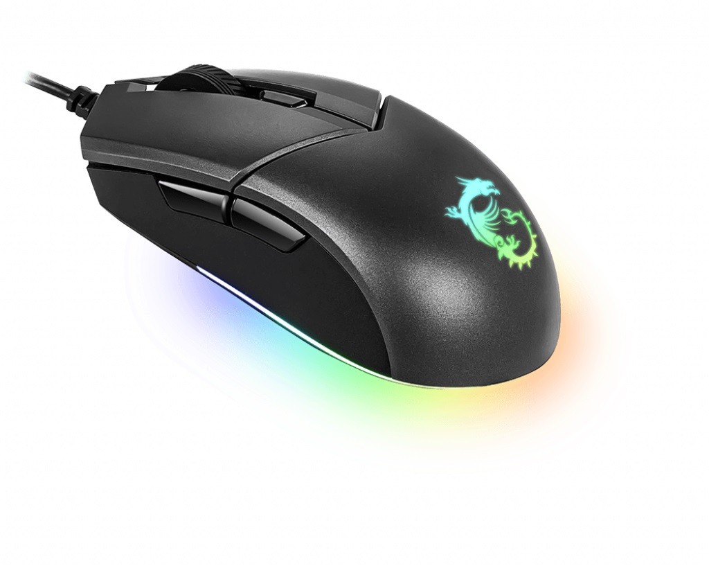 Žaidimų pelė msi clutch gm11, juoda
