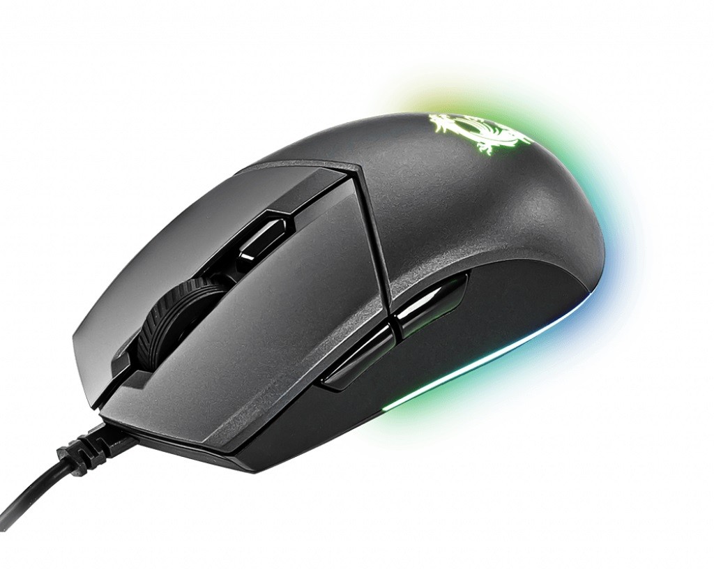 Žaidimų pelė msi clutch gm11, juoda