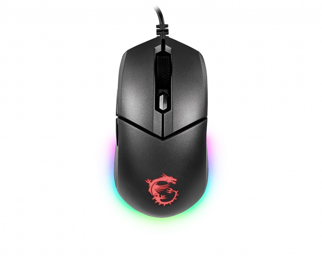 Žaidimų pelė msi clutch gm11, juoda
