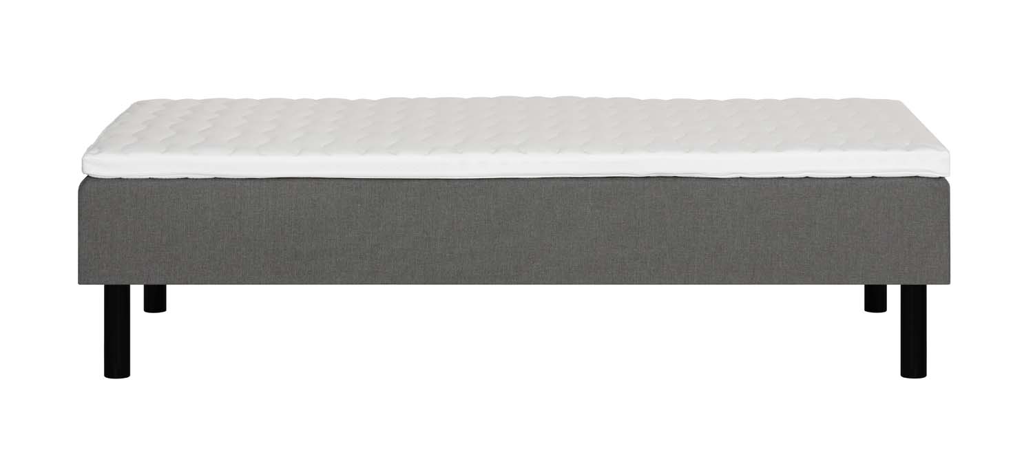 Kušete LANDE ar 7 zonu kabatas atsperēm, pelēka, 90 × 200 × 54 cm 2