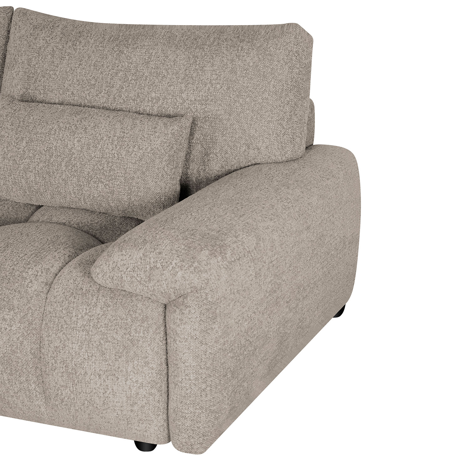Sofa, 2,5 vietų, šviesiai ruda, 210 x 100 x 89 cm 3